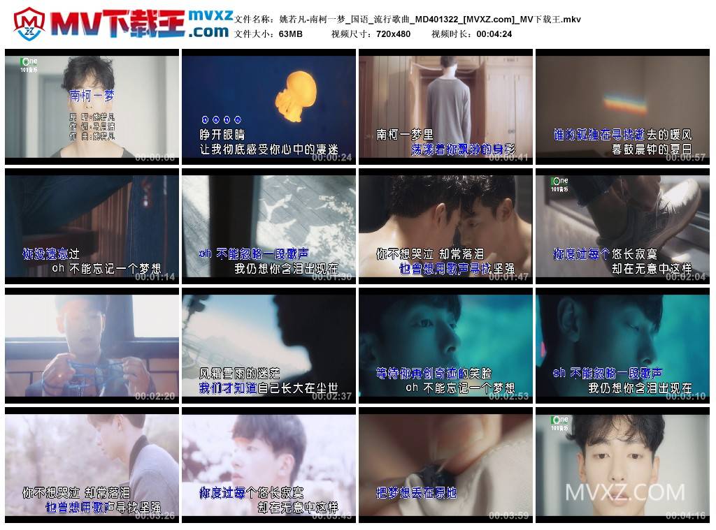 姚若凡-南柯一梦_国语_流行歌曲_MD401322